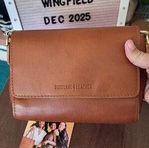 Small Metro In Honey Portland Leather Goods Shoulder Or Crossbody Bag